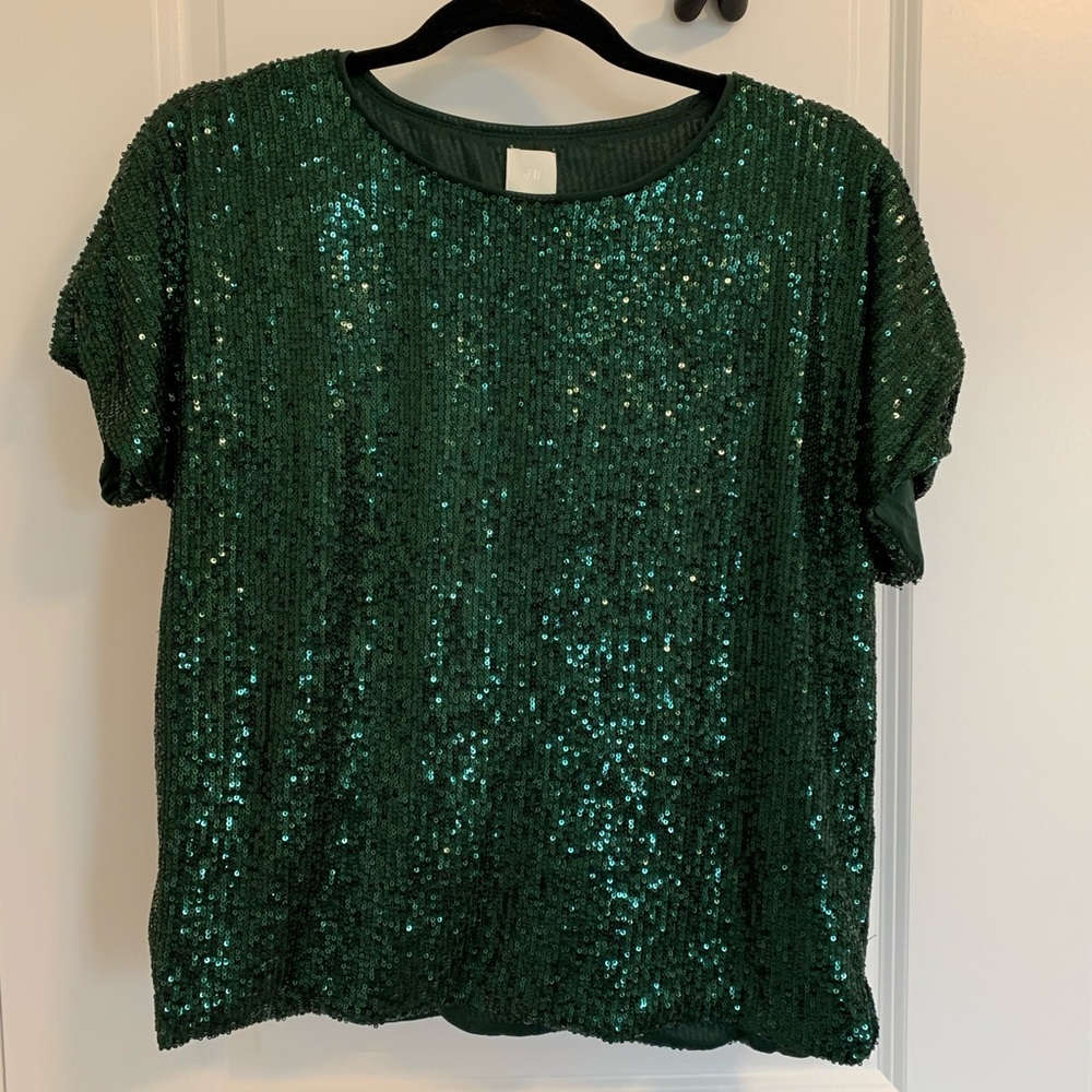 H&m bling top